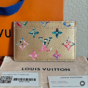 Louis Vuitton Monogram Limited Edition Garden Cardholder